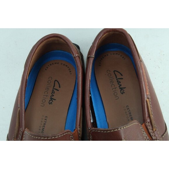 Clarks Markman Seam Loafers Dark Tan Mens Sz 8 M Shoes main image 13